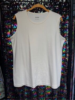 Blair Cream Sleeveless Tank Top